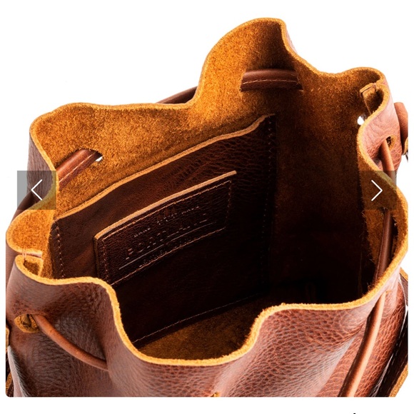 Portland Handmade Leather Goods Bucket Bag NWOT - Picture 4 of 10
